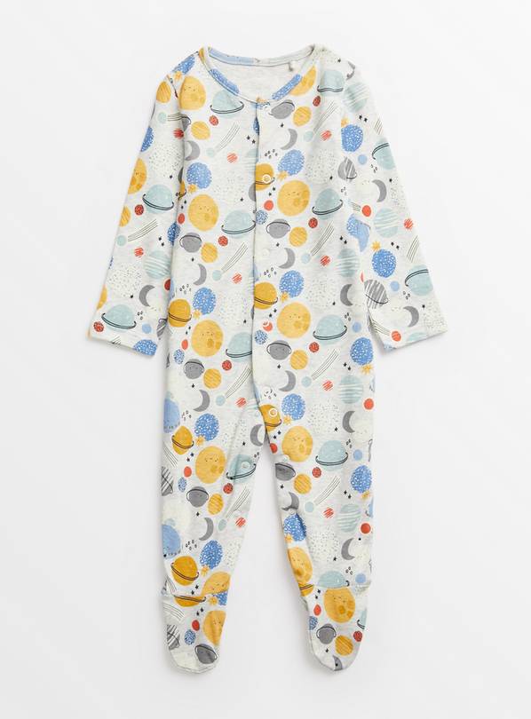 Space Print Sleepsuit Up to 3 mths